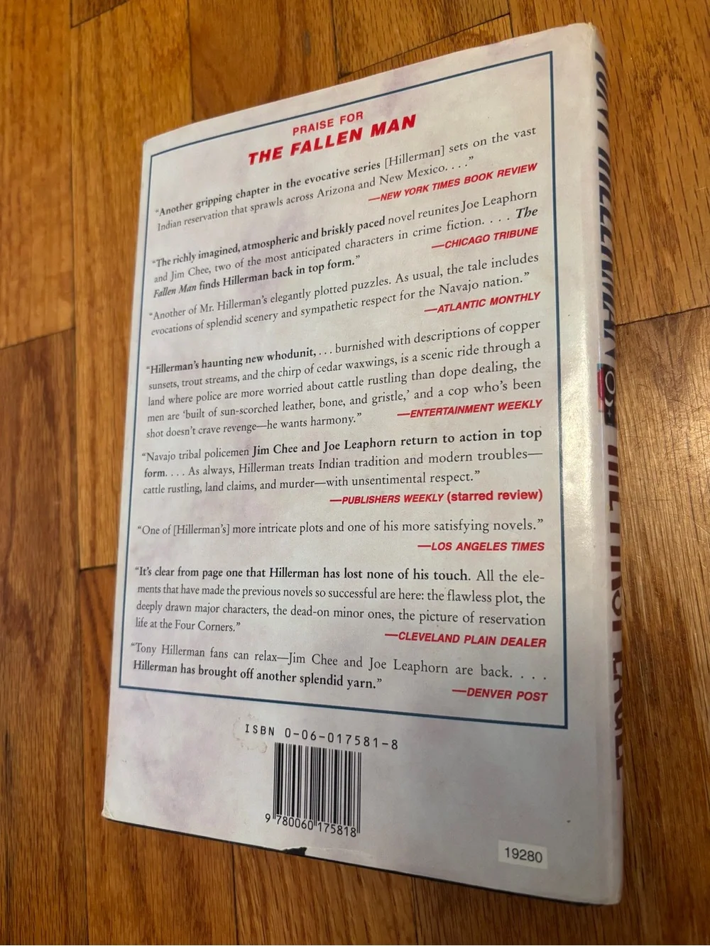Tony Hillerman ‘The First Eagle 🦅 Hardback Book